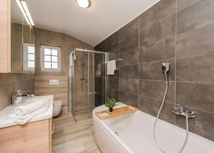 Villa New Stone With Pool Near The Sandy By Traveler Tourist Agency Krk Id 2372 Bedroom 1 Privlaka (Zadar)