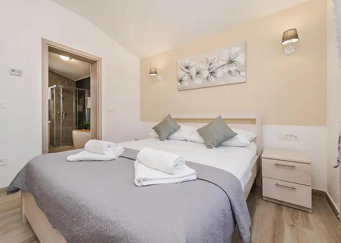 New Stone With Pool Near The Sandy By Traveler Tourist Agency Krk Id 2372 Bedroom 1 Villa *