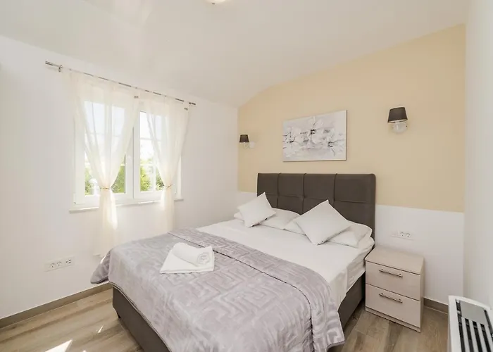 New Stone With Pool Near The Sandy By Traveler Tourist Agency Krk Id 2372 Bedroom 1 Villa