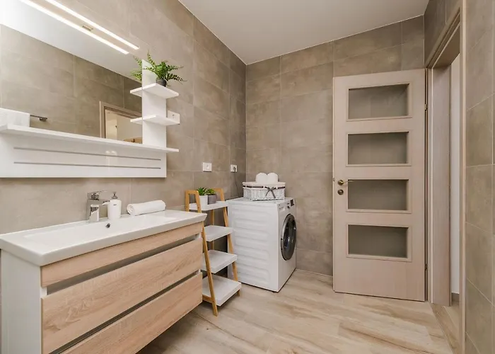 New Stone With Pool Near The Sandy By Traveler Tourist Agency Krk Id 2372 Bedroom 1 *