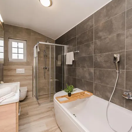 Villa New Stone With Pool Near The Sandy By Traveler Tourist Agency Krk Id 2372 Bedroom 1 Privlaka (Zadar)