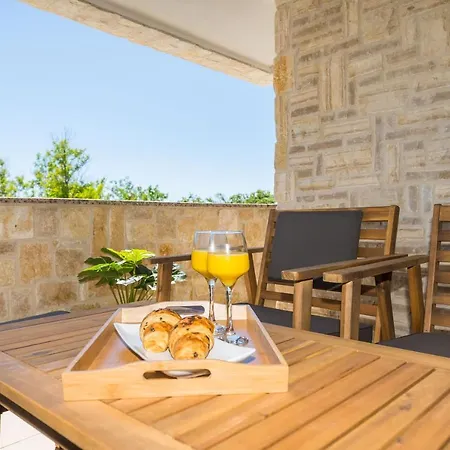 New Stone With Pool Near The Sandy By Traveler Tourist Agency Krk Id 2372 Bedroom 1 Villa *