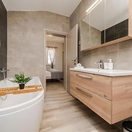 New Stone With Pool Near The Sandy By Traveler Tourist Agency Krk Id 2372 Bedroom 1 *