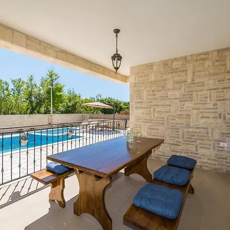 New Stone With Pool Near The Sandy By Traveler Tourist Agency Krk Id 2372 Bedroom 1 Privlaka (Zadar)