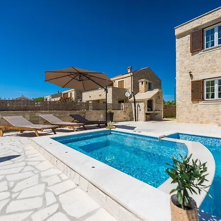 New Stone With Pool Near The Sandy By Traveler Tourist Agency Krk Id 2372 Bedroom 1 * Privlaka (Zadar)