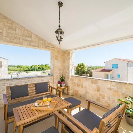 New Stone With Pool Near The Sandy By Traveler Tourist Agency Krk Id 2372 Bedroom 1 Privlaka (Zadar)